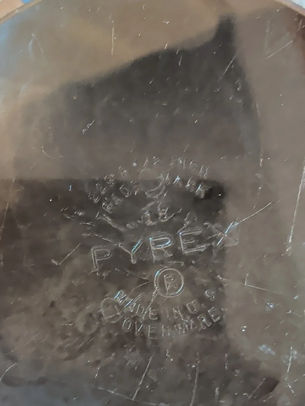Pyrex clear glass